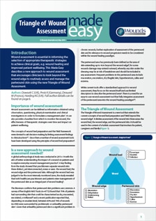 Triangle de l’évaluation des plaies made easy