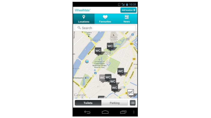 WheelMate voor Android-telefoons