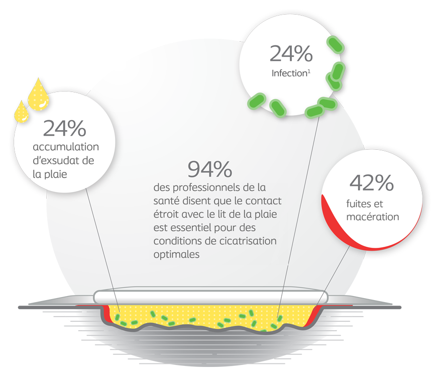 Près de 80% des plaies ont moins de 2 cm de profondeur