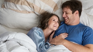 koppel in bed