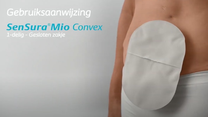 Gebruiksaanwijzing SenSura Mio Convex 1-delig opvangsysteem voor colostoma