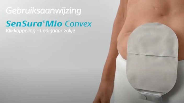 Gebruiksaanwijzing SenSura Mio Convex 2-delig Click opvangsysteem voor ileostoma