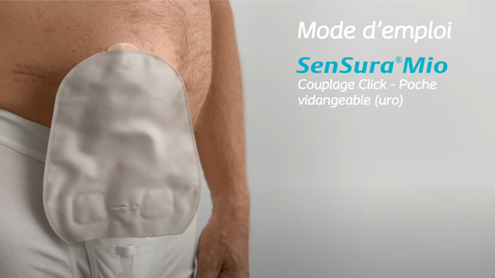Mode d'emploi SenSura Mio Click système de recueil 2-pièces pour urostomie