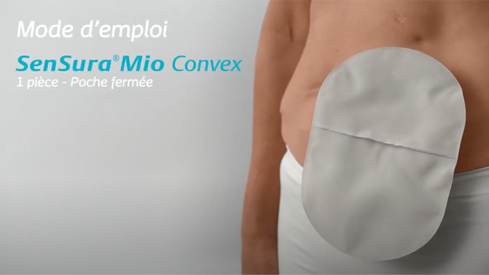 Mode d'emploi SenSura Mio Convex système de recueil 1-pièce pour colostomie