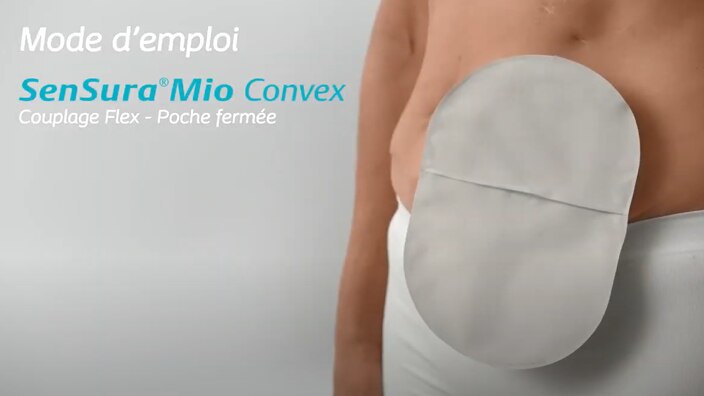 Mode d'emploi SenSura Mio Convex système de recueil 2-pièces Flex pour colostomie