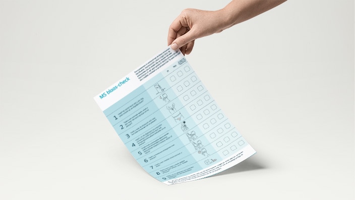 MS blaas-check – een gevalideerde zelfbeoordelingstool om bewustwording te vergroten